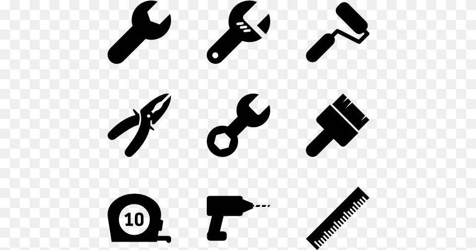 Wrench Tool Icon Tools Icons, Gray Png