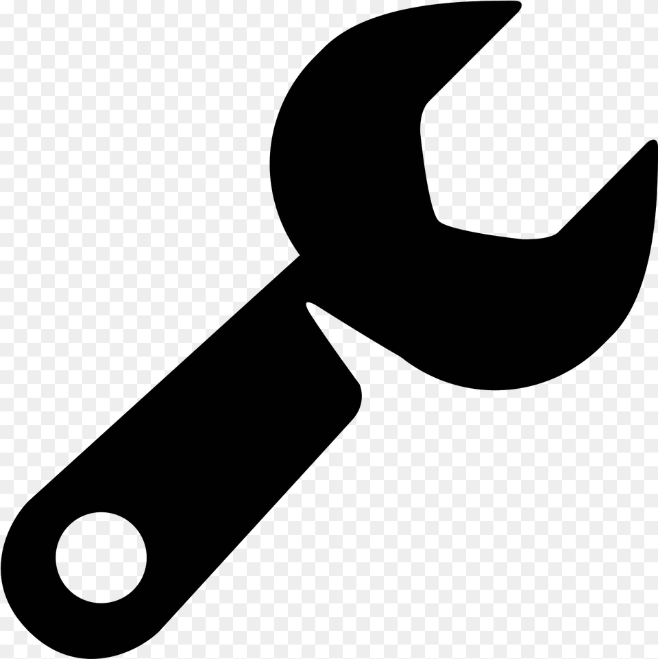 Wrench Vector Adjust Icon, Gray Png Image
