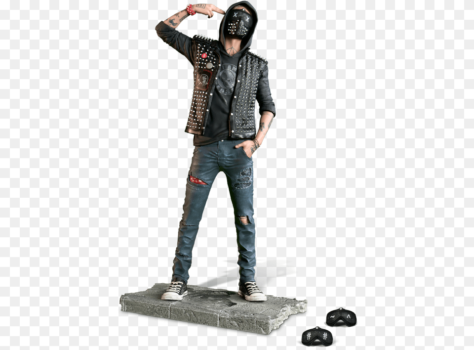 Wrench Watch Dogs 2 Figurine Watch Dogs, Clothing, Coat, Jacket, Pants Png