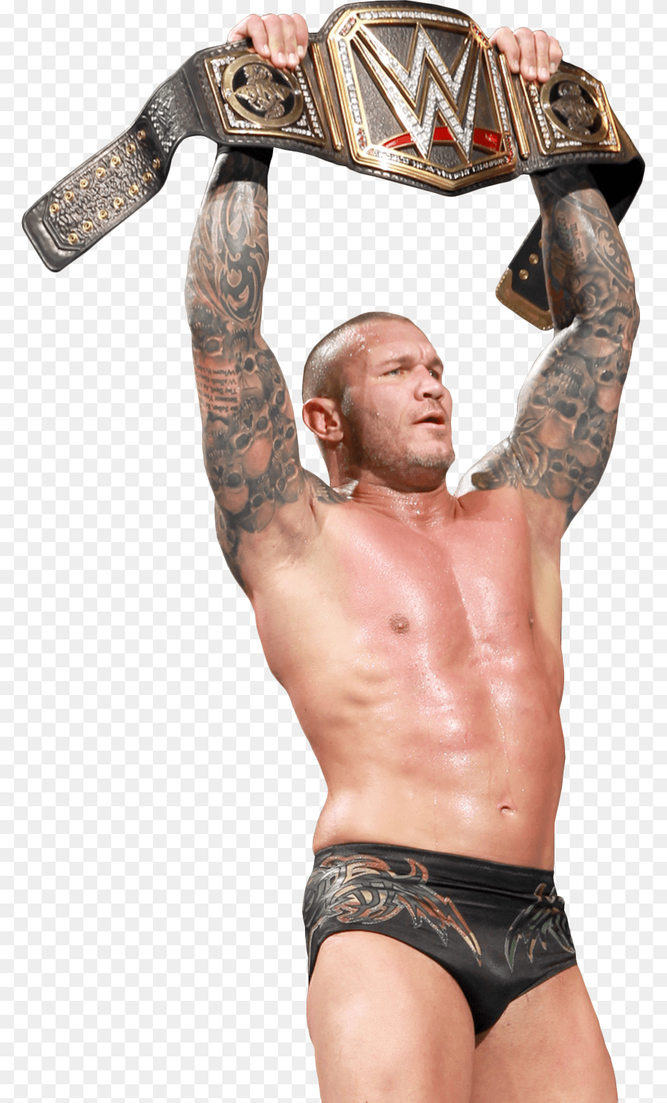 Wrestler Randy Orton No Background, Tattoo, Skin, Person, Adult Free Transparent Png