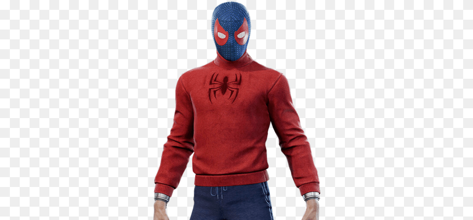 Wrestler Suit Wrestling Spiderman, Clothing, Hoodie, Knitwear, Sweater Free Transparent Png