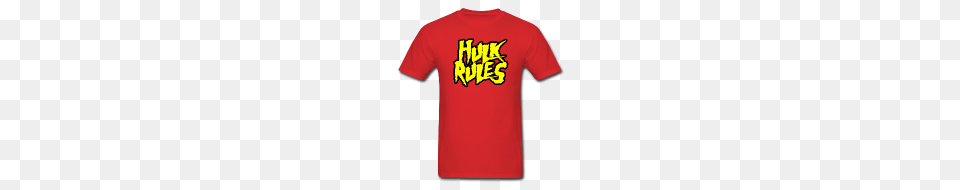 Wrestling Apparel Store Hulk Hogan Hulk Rules Retro Red T Shirt, Clothing, T-shirt Png Image