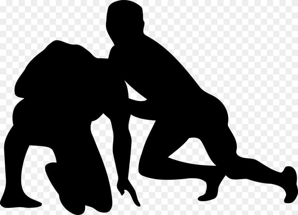 Wrestling Decals, Gray Png