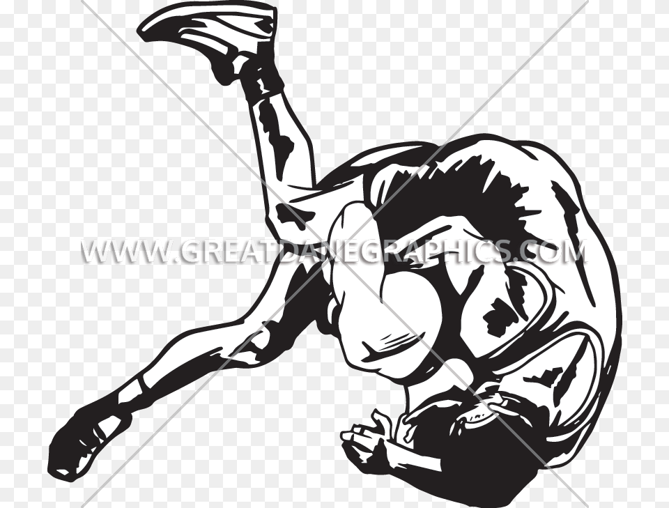 Wrestling Flip Production Ready Artwork For T Shirt Printing, Person, People, Adult, Man Png Image