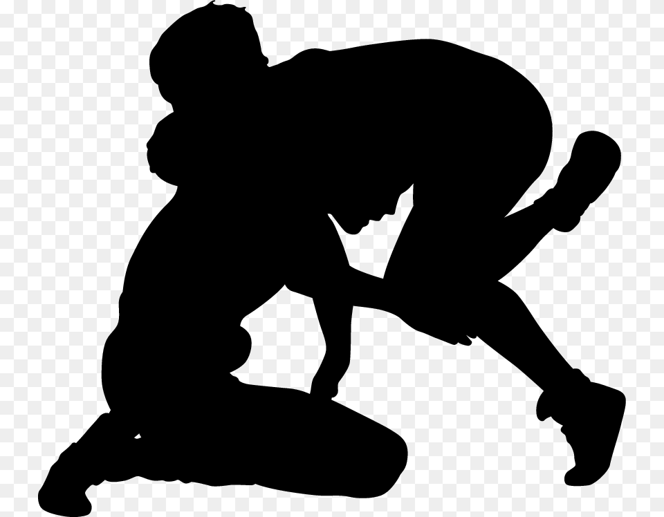 Wrestling Grappling Wall Decal Sport Grappling Black Amp White, Gray Free Transparent Png