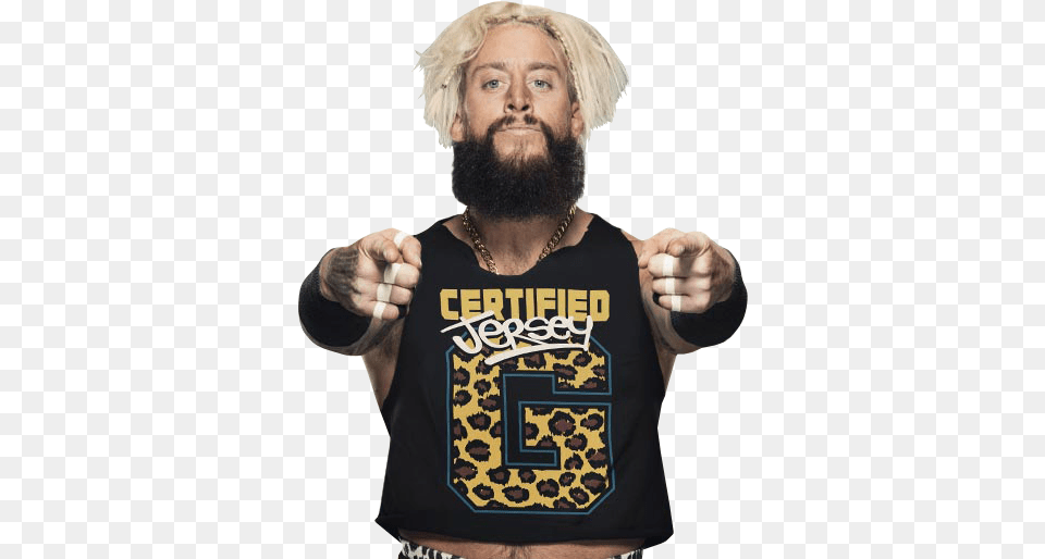 Wrestling Renders And Backgrounds Official Wwe Enzo And Big Cass Hard Back Case For Oneplus, T-shirt, Beard, Person, Clothing Png Image