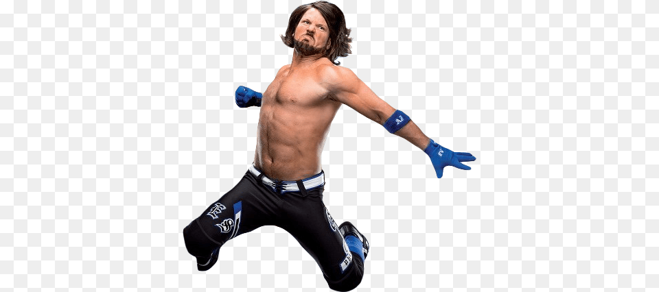 Wrestling Renders Backgrounds Aj Styles, Glove, Clothing, Hand, Person Free Transparent Png