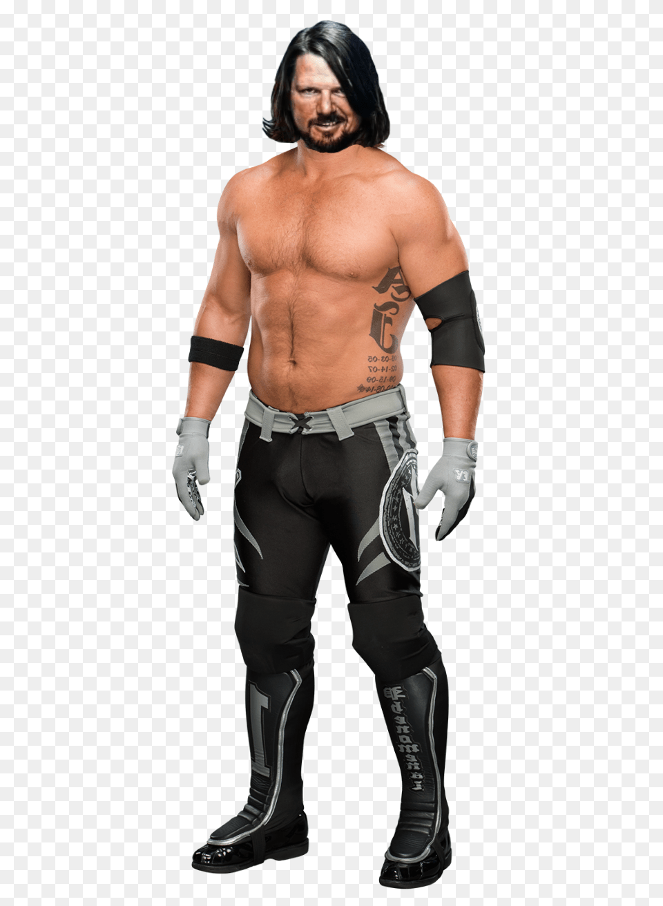 Wrestling Renders Backgrounds Aj Styles, Adult, Skin, Person, Man Free Png Download