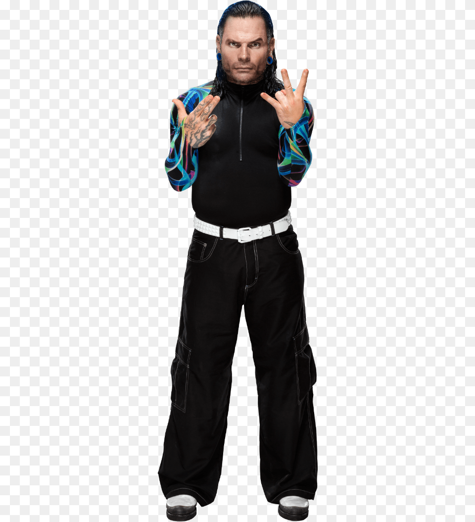 Wrestling Renders Backgrounds Jeff Hardy, Person, Body Part, Clothing, Sleeve Png Image