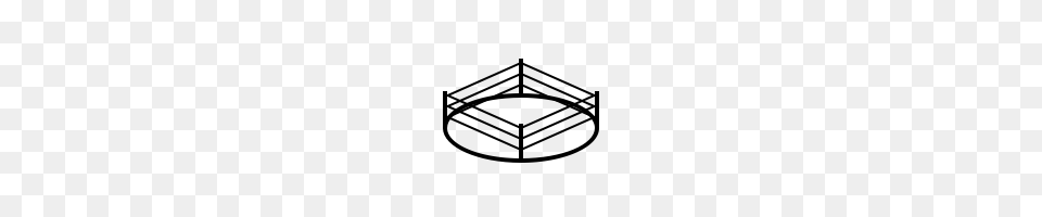 Wrestling Ring Icons Noun Project, Gray Free Png
