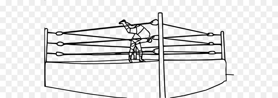 Wrestling Ring Wrestler Boxing Ring Thai B Wwe Ring Coloring Pages, Gray Png Image