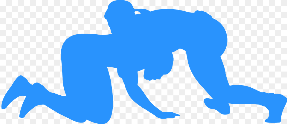 Wrestling Silhouette, Kneeling, Person, Animal, Fish Free Png
