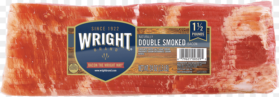 Wright Double Smoked Bacon, Food, Meat, Pork Free Transparent Png