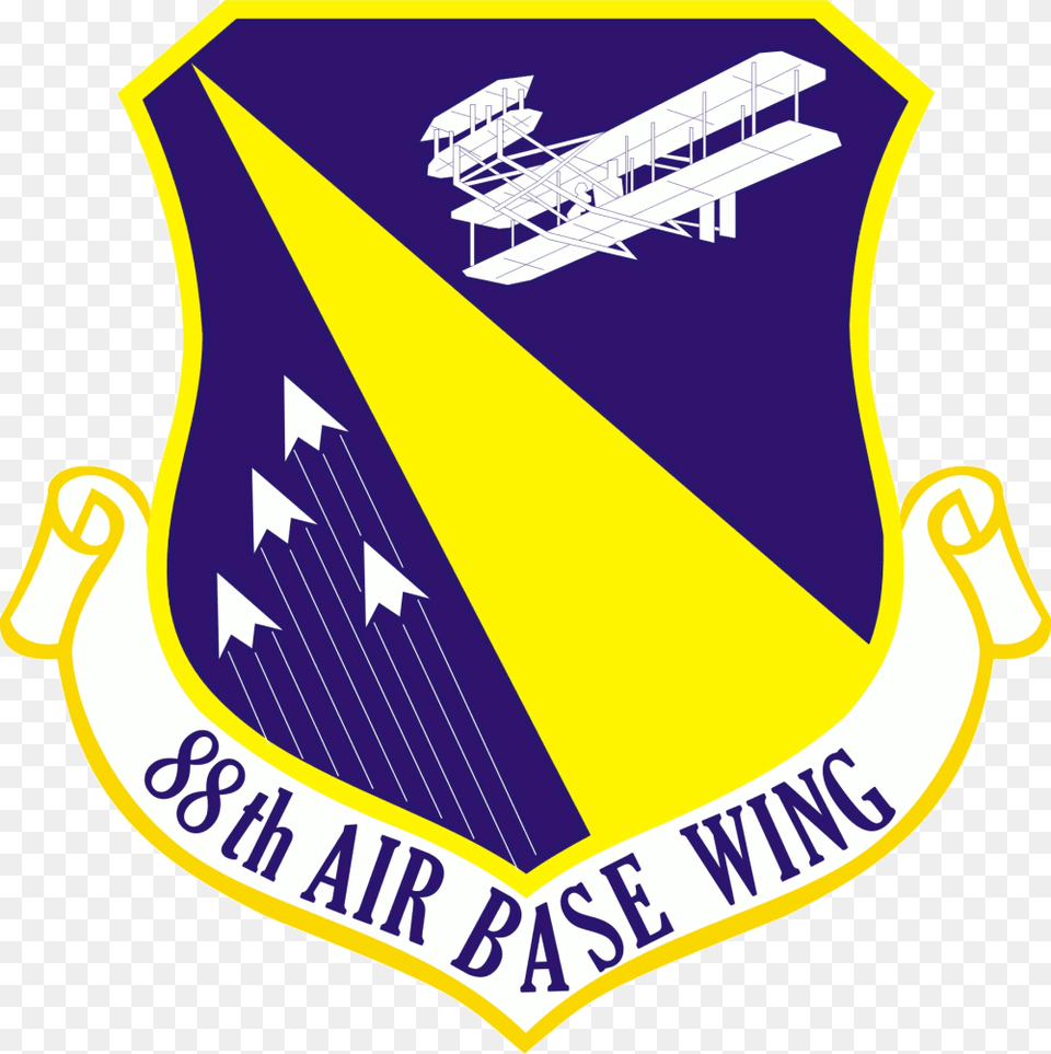 Wright Patterson Air Force Base Is A Usaf Base And 88th Air Base Wing, Logo, Emblem, Symbol, Badge Png Image