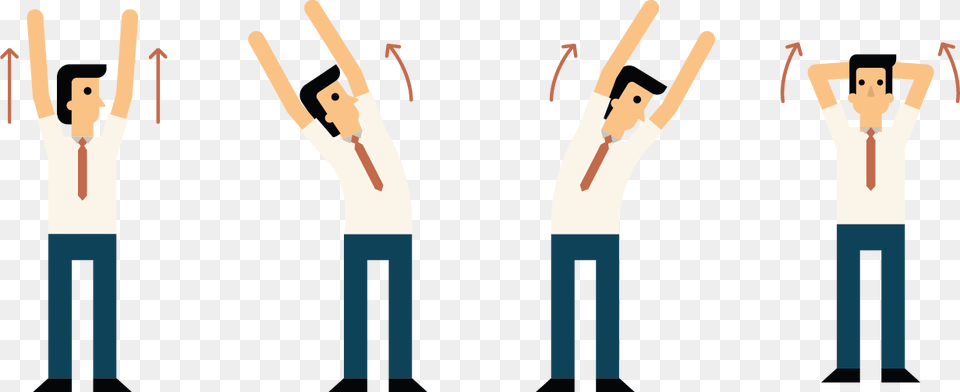 Wrist Stretch And Other Stretches At Work Back Stretching At Work, People, Person, Graduation, Body Part Png