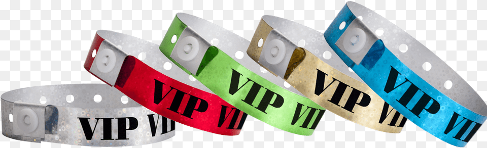Wristco Holographic Silver Vip Plastic Wristbands, Accessories, Bracelet, Jewelry, Tape Free Png Download