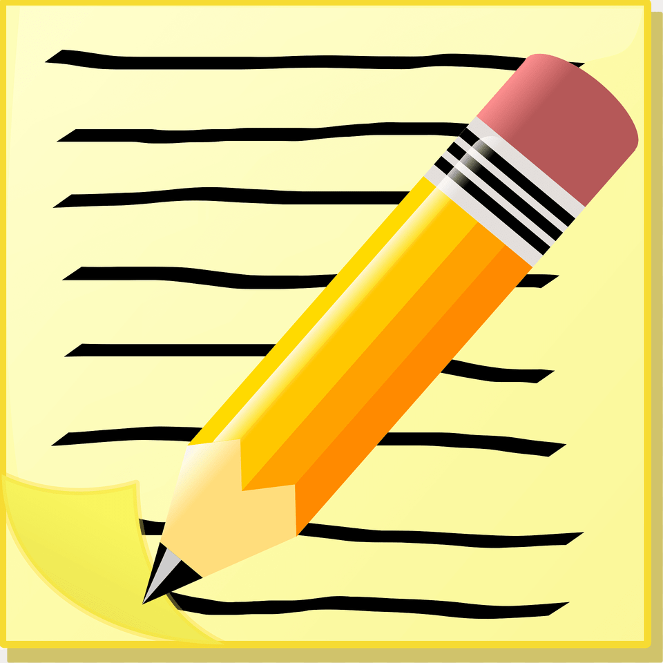 Write Clipart, Pencil Free Png Download