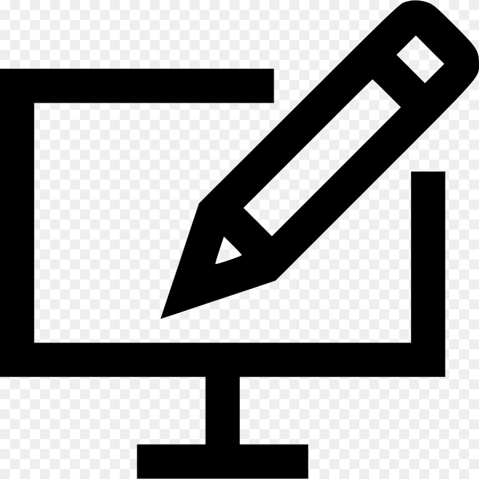 Write Pc Icon, Symbol Free Transparent Png