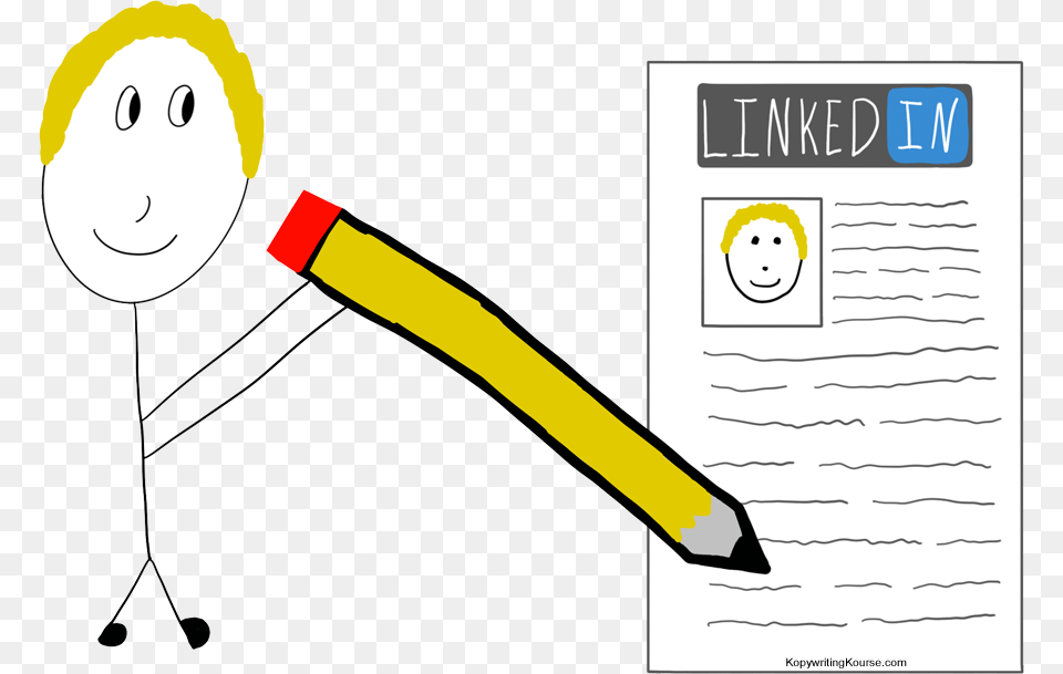 Writing A Linkedin Recommendation Cartoon, Pencil, Face, Head, Person Free Transparent Png