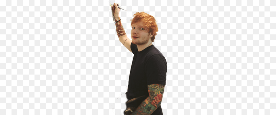 Writing Ed Sheeran Ed Sheeran, Person, Skin, Tattoo, Adult Free Transparent Png