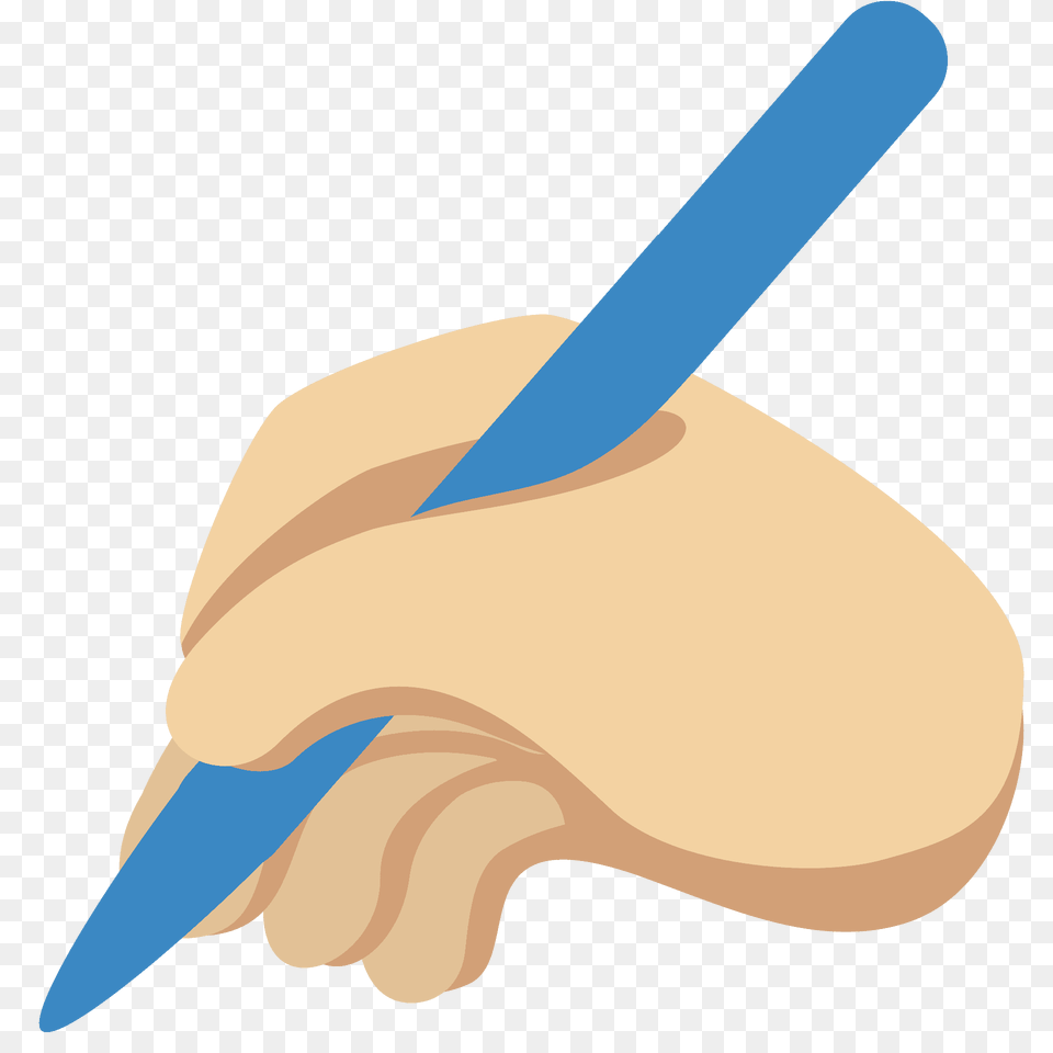 Writing Hand Emoji Clipart, Body Part, Person, Blade, Dagger Free Png