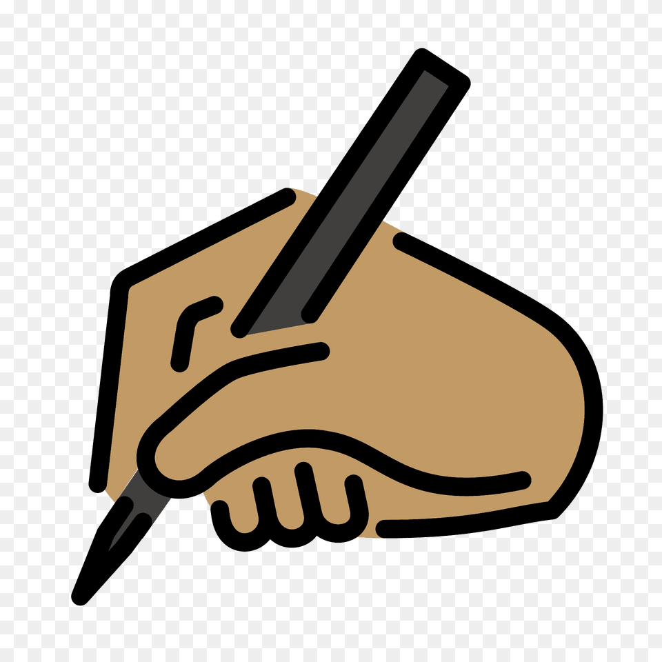 Writing Hand Emoji Clipart, Pen Free Png