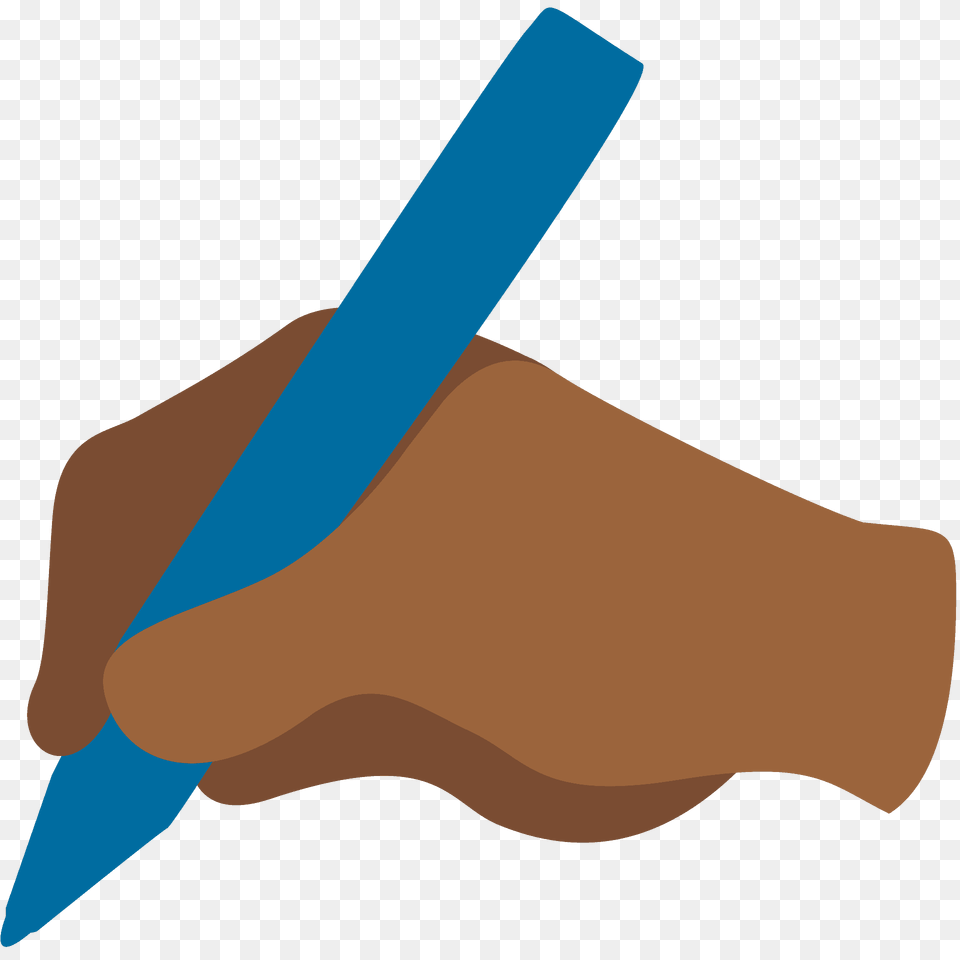 Writing Hand Emoji Clipart, Pen Png