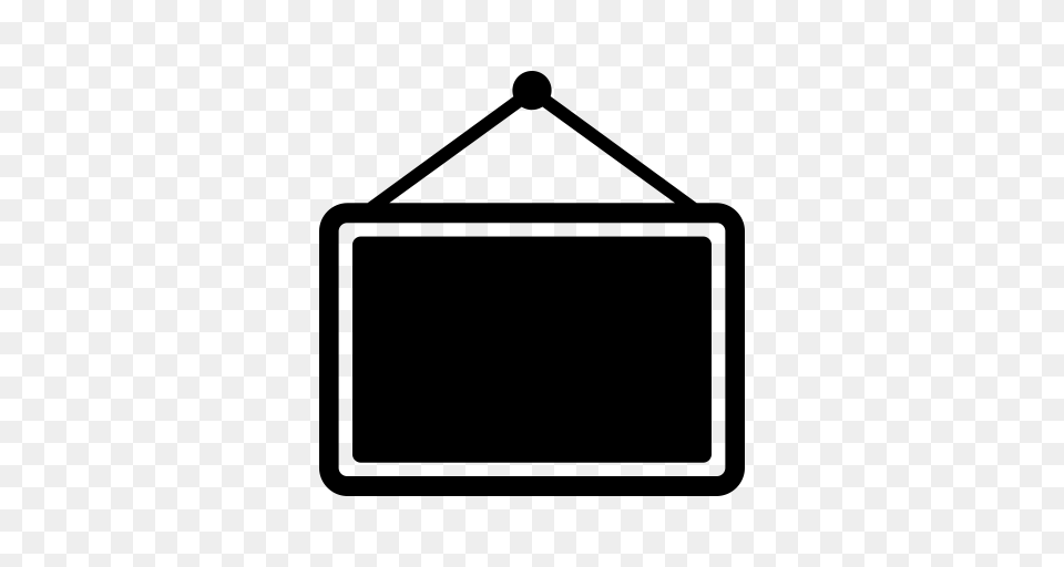 Writing On The Blackboard Blackboard Chalkboard Icon With, Gray Free Png