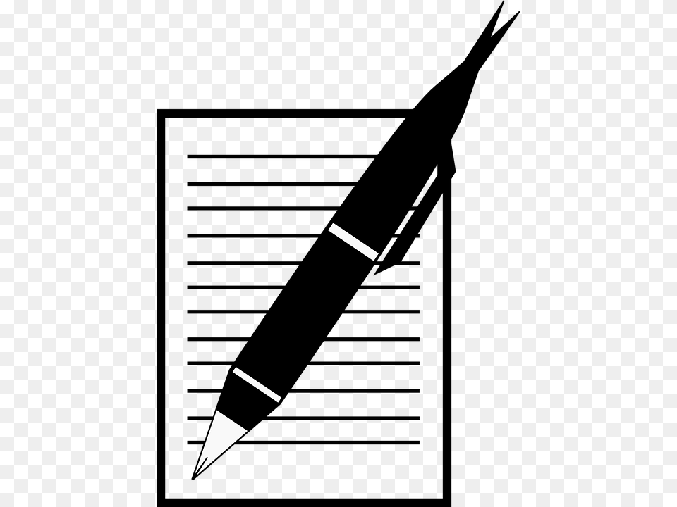 Writing Pen And Paper Png