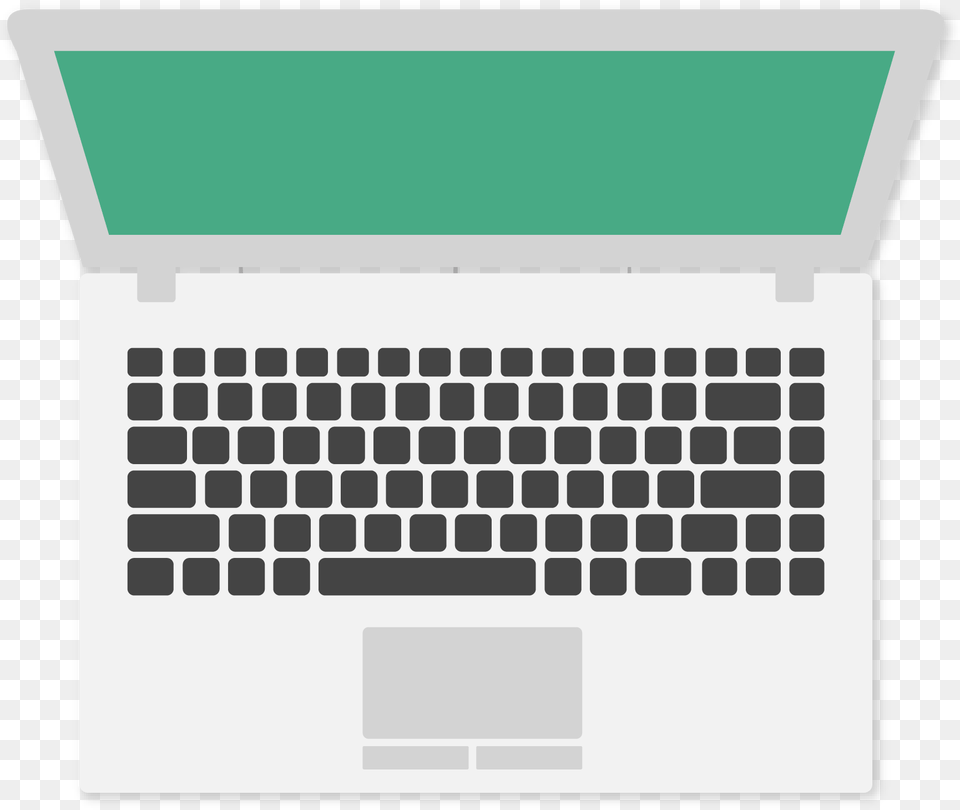 Writing The Best Research Paper Laptop Top View Vector, Computer, Electronics, Pc, Computer Hardware Free Png