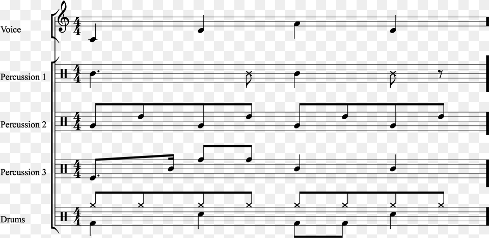 Wrong Stave Line Quantity For Coldplay Clocks Sheet Music, Gray Png
