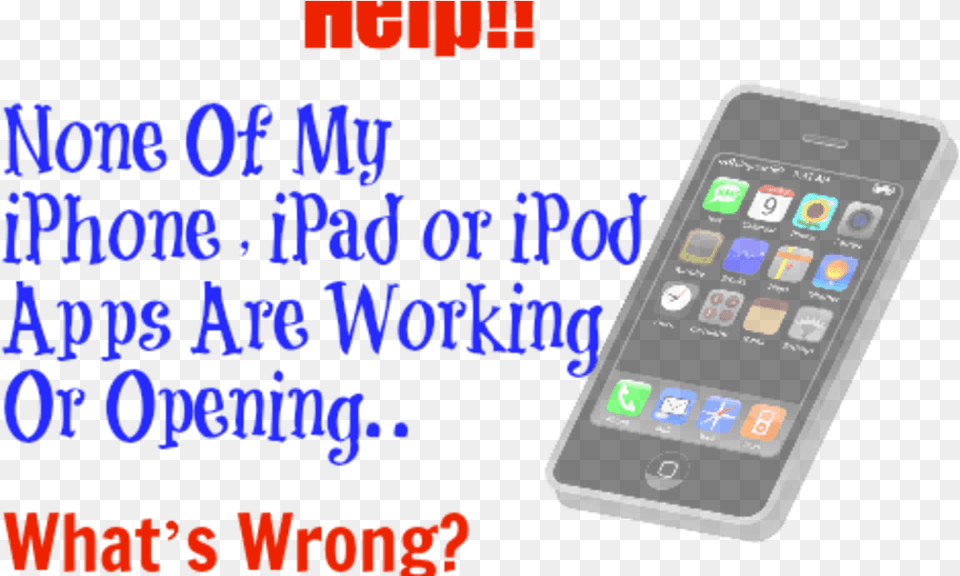 Wrong When None Of Your Iphone Or Ipad Apps Will Open Technology Applications, Electronics, Mobile Phone, Phone Png Image