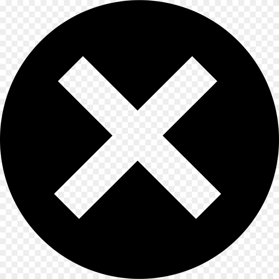 Wrong X Mark Icon, Symbol, Disk, Sign Png Image