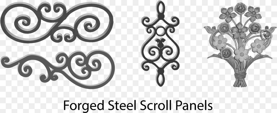 Wrought Iron, Accessories, Chandelier, Earring, Jewelry Free Png Download