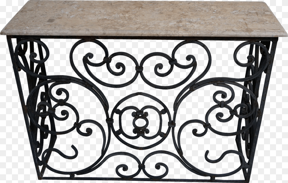 Wrought Iron Coffee Table Free Png Download
