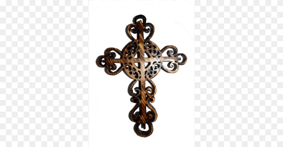 Wrought Iron Cross Scroll Saw, Symbol Png Image
