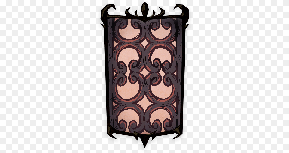 Wrought Iron Portrait Background Don T Starve Gnaw, Lamp, Person, Lampshade, Fire Screen Png Image