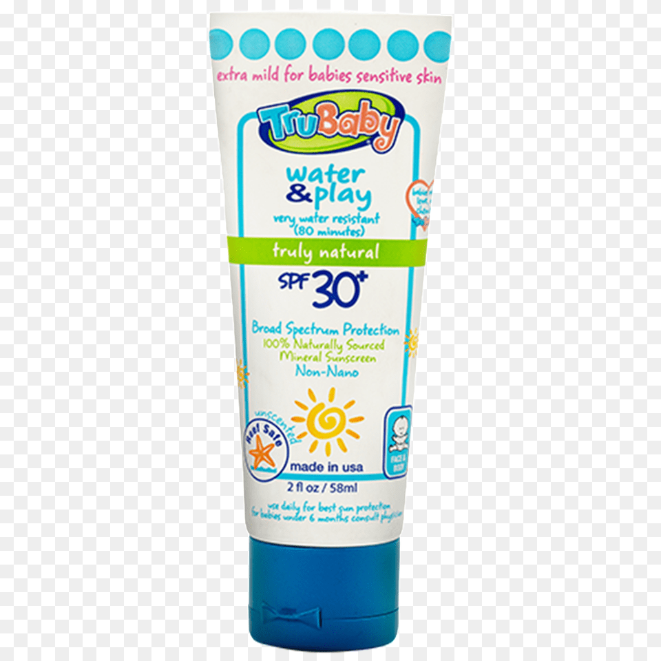Wrunscented Mineral Sunscreen Childrens Natural Baby, Bottle, Cosmetics, Lotion, Food Free Png