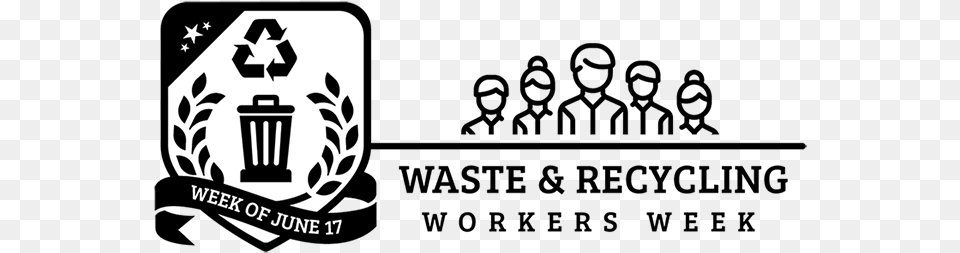 Wrww Logo National Garbage Man Day 2019, Symbol, Stencil, Emblem, Recycling Symbol Free Transparent Png
