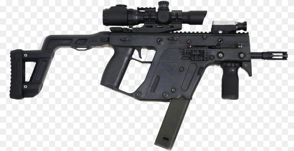 Wsi Imageoptim Krytac Vector Swamp Sniper Right Facing Kriss Vector Swamp Sniper, Firearm, Gun, Rifle, Weapon Png Image