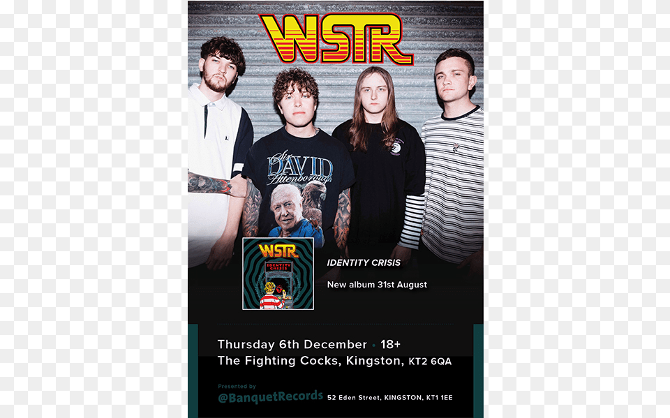 Wstr Band, Advertisement, T-shirt, Poster, Clothing Free Png