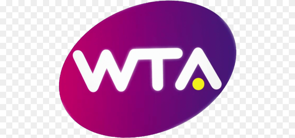 Wta Logo Tennis Panorama Logo Wta, Purple, Disk Free Transparent Png