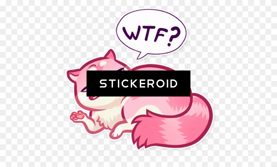 Wtf, Sticker, Animal, Mammal Free Transparent Png