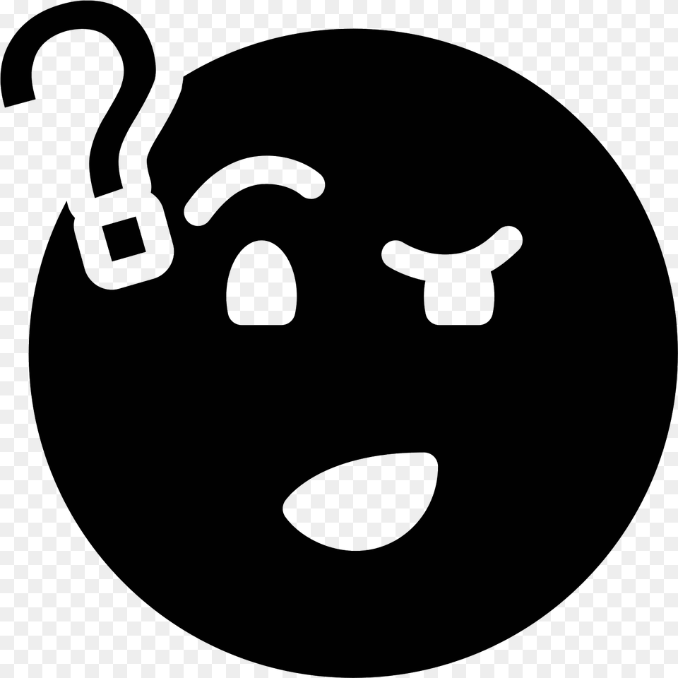 Wtf Filled Icon Question Mark In Black Circle, Gray Free Png