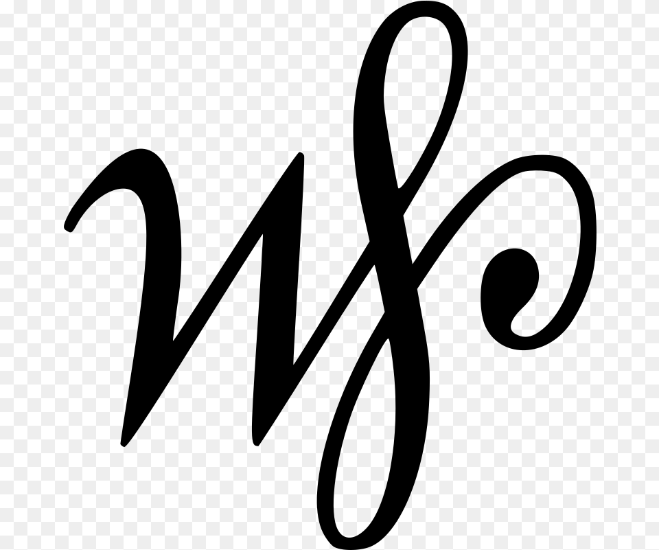 Wtf Script Ligature Wtf, Gray Free Png Download