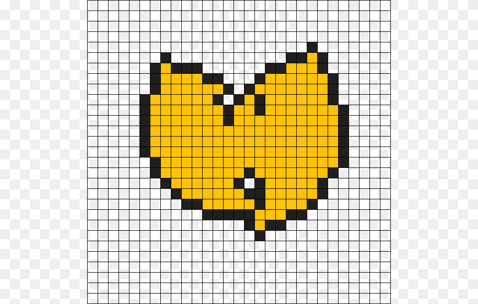 Wu Tang Logo Perler Bead Pattern Bead Sprite Wu Tang Clan Pixel Art, Scoreboard Free Png