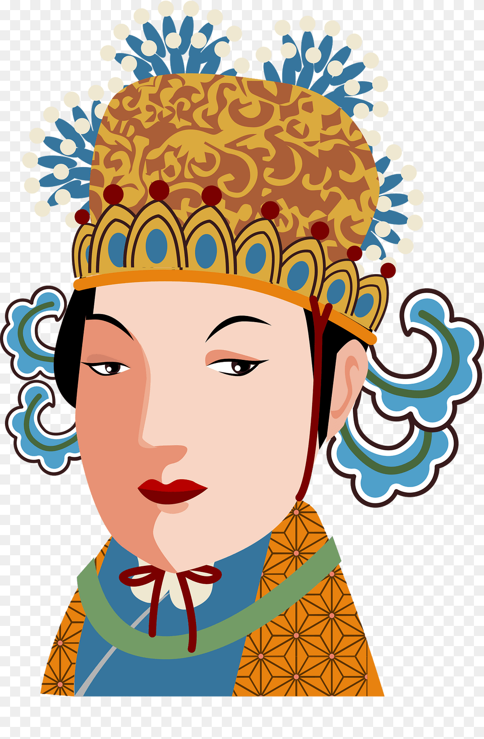 Wu Zetian Clipart, Art, Baby, Face, Head Png