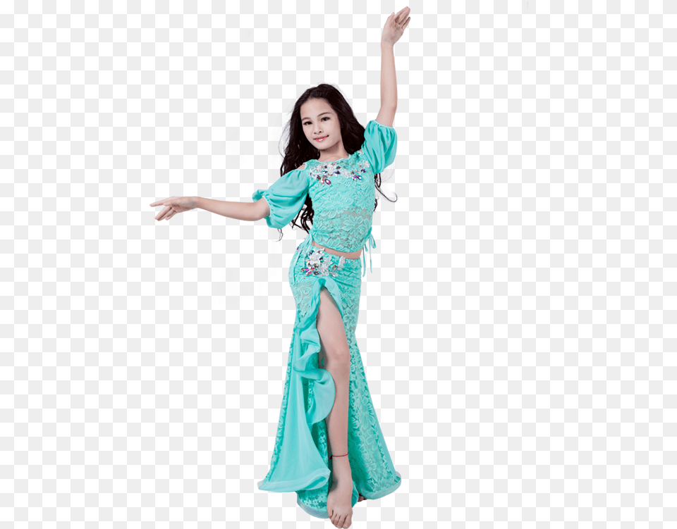 Wuchieal Professional Kids Belly Dance Costume, Person, Clothing, Dancing, Dress Png Image