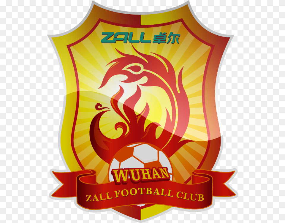 Wuhan Zall Fc Hd Logo Football Logos Wuhan Zall Logo, Emblem, Symbol, Dynamite, Weapon Free Transparent Png