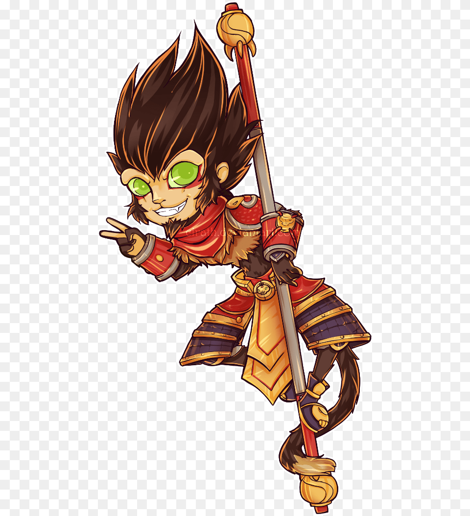 Wukong Chibi, Book, Comics, Publication, Person Png Image